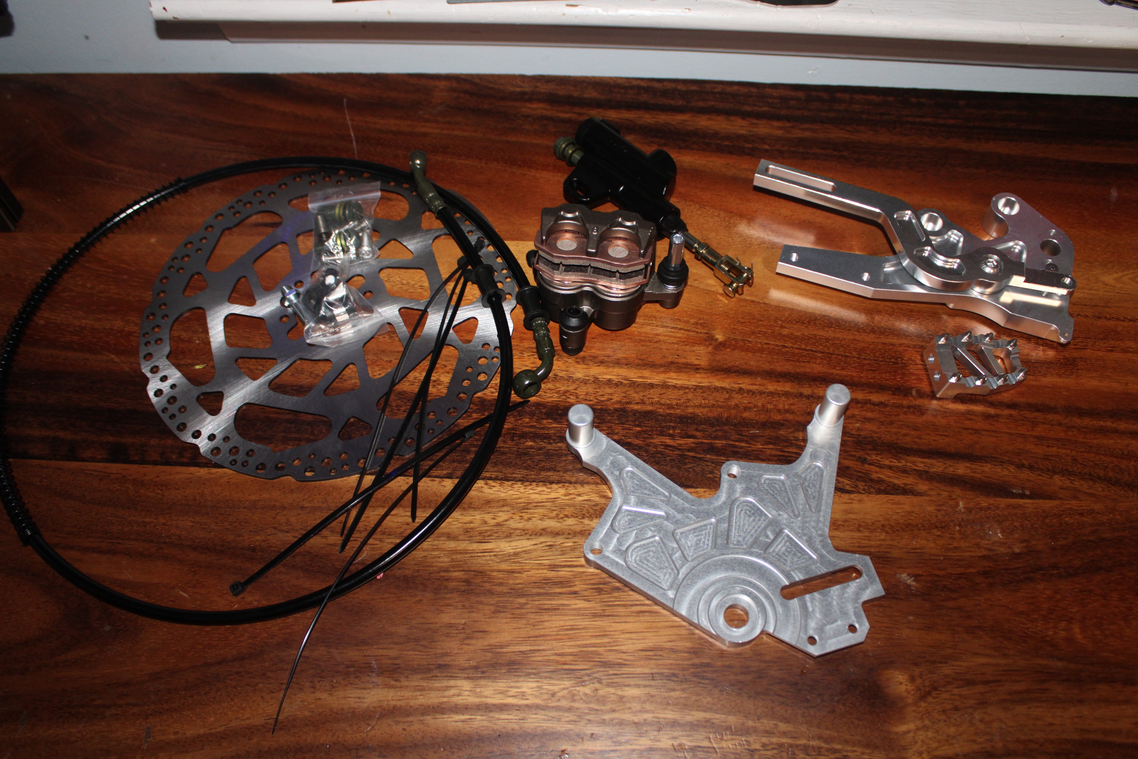 Lbx/eride ultra bee footbrake and dual mount